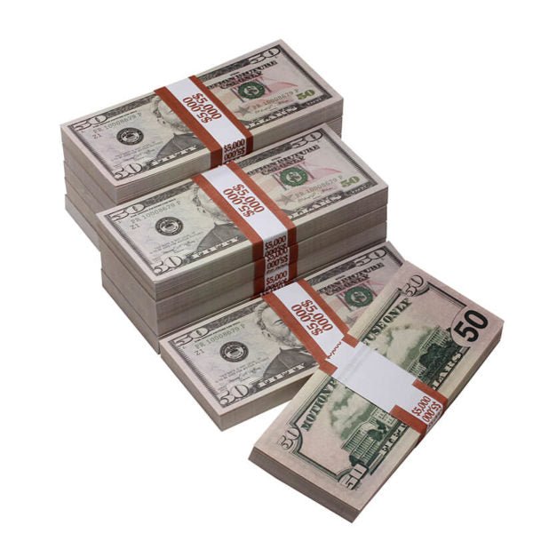 new-style-50s-full-print-50000-prop-money-bundle-1807361-4 New Style $50's Full Print $50,000 Prop Money Bundle - Prop Movie Money