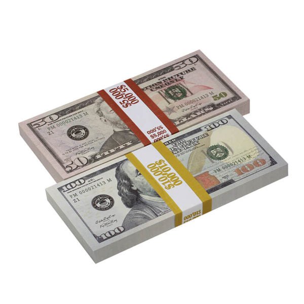 new-style-mix-15000-full-print-prop-money-package-6952865-5 New Style Mix $15,000 Full Print Prop Money Package - Prop Movie Money