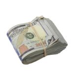 New Style $100s AGED LOOK $10,000 Full Print Fat Fold - Prop Movie Money