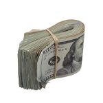 New Style $100s AGED LOOK $10,000 Full Print Fat Fold - Prop Movie Money