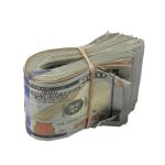 New Style $100s AGED LOOK $10,000 Full Print Fat Fold - Prop Movie Money