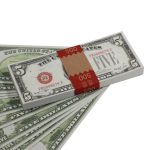 Series 1920s Vintage $5 Full Print Prop Money Stack - Prop Movie Money