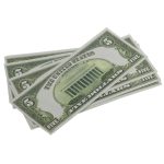 Series 1920s Vintage $5 Full Print Prop Money Stack - Prop Movie Money