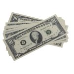 Series 1980s $10 Full Print Prop Money Stack - Prop Movie Money