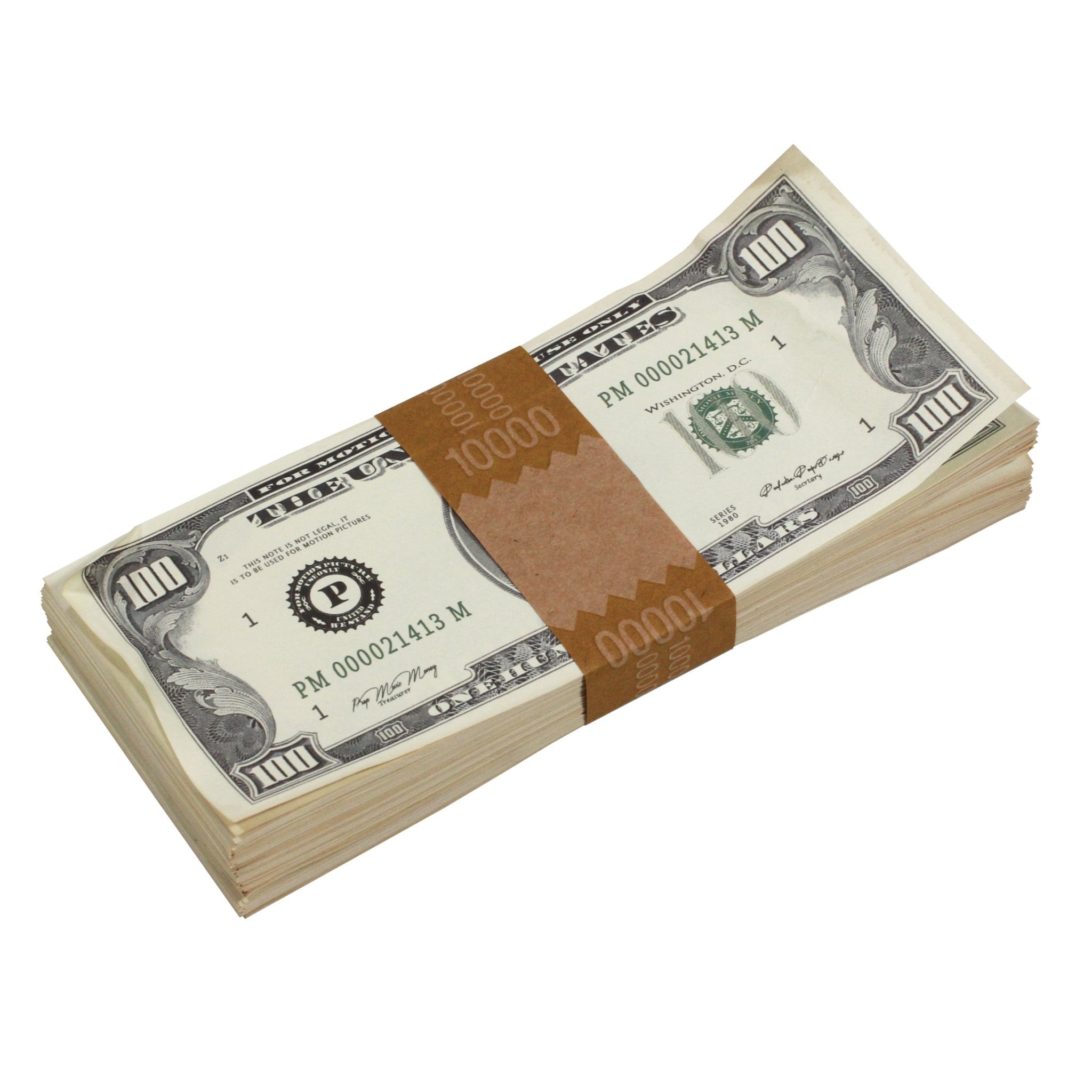 series-1980s-100s-aged-look-10000-blank-filler-stack-9926824 Series 1980s $100s AGED LOOK $10,000 Blank Filler Stack - Prop Movie Money