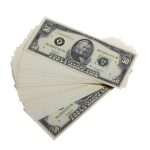 Series 1980s $50s Blank Filler $5,000 Prop Money Stack - Prop Movie Money