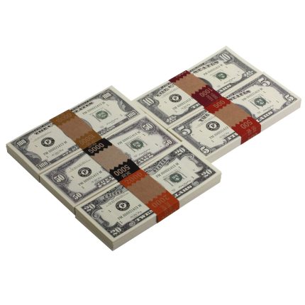 Series 1980s Mix $18,500 Full Print Prop Money Package - Prop Movie Money