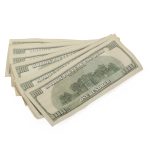 Series 2000 $500,000 Aged Full Print Briefcase - Prop Movie Money