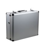 Silver Aluminum Briefcase - Prop Movie Money